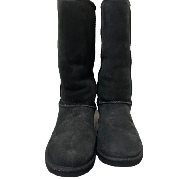 Very Good Tall Sheepskin Boots SZ 8 - Picture 2 of 10